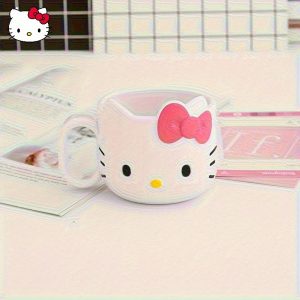 1pc Sanrio Hello Kitty Bathroom Cup - Cute Shower Mug with Pink Bow, Official Sanrio Licensed Bathroom Decor, Durable Plastic Cup for s, Teens, Women - Birthday or Valentine's Gift for Hello Kitty Fans, Hello Kitty Bathroom Decor, Fan Merchandise
