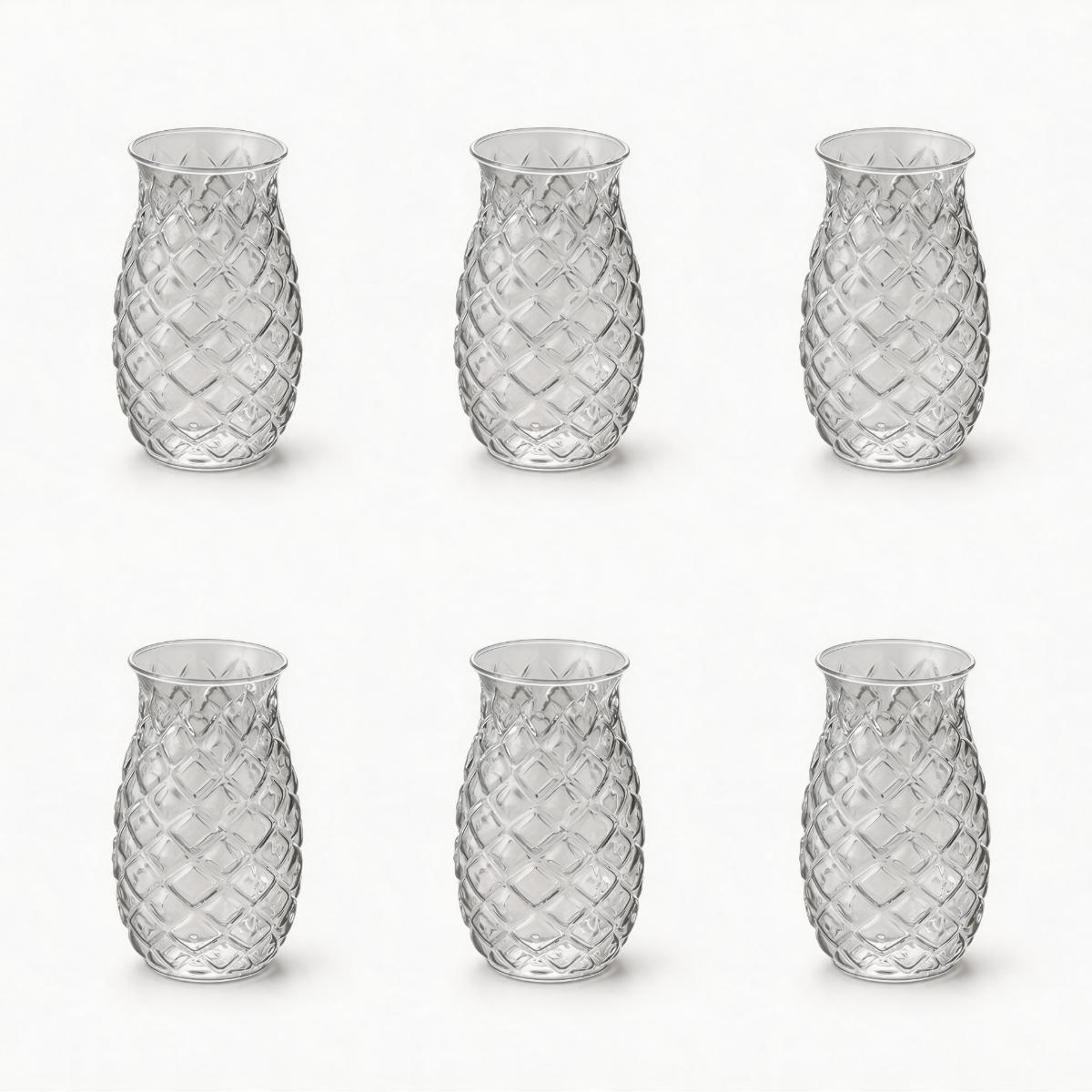 1u002F2u002F4u002F6pcs 16.23oz High Borosilicate Glass Pineapple-Shaped Iced Tea Cup - Image 9