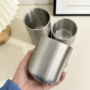304 Stainless Steel Thickened Double-Wall Insulated Cup, Hollow Insulated Anti-Scald Cup for Coffee, Juice, and Multi-Purpose Home Use