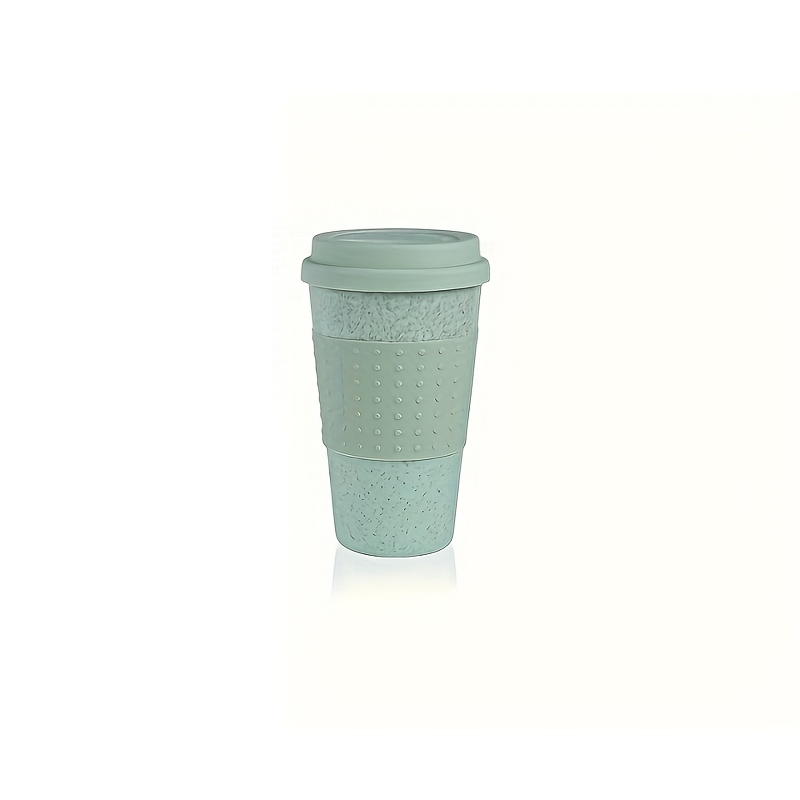 Plastic Coffee Mug with Silicone Sleeve And Lid - Image 6